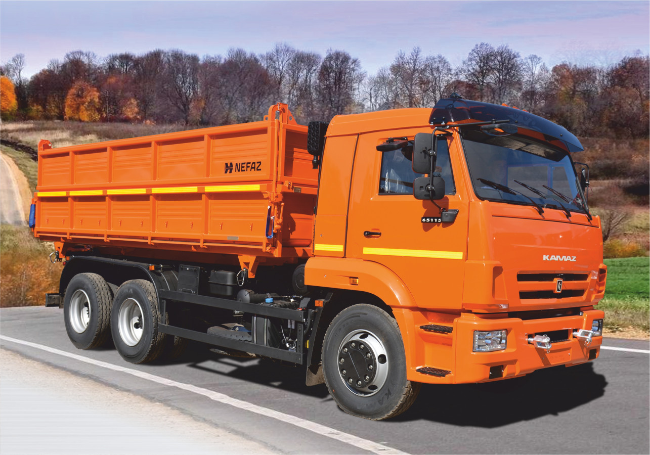 Самосвал KAMAZ-45143-48 с боковой разгрузкой на шасси KAMAZ-65115-48