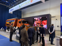Спецтехника на шасси КАМАЗ презентована на выставке в Казахстане